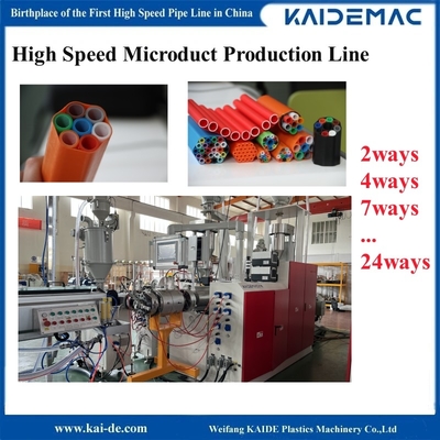 80m/Min 120m/Min Mikrodükt Toplamaları Üretim hattı PLC Kontrolü