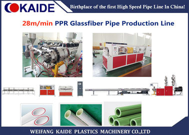 PPR Glassfiber Plastik Boru Ekstrüzyon Makinesi 3 Katlı PPR Boru 20-63mm