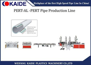 Üst üste Kaynak Plastik Boru Ekstrüzyon Makine / PEX AL PEX Boru Üretim Hattı