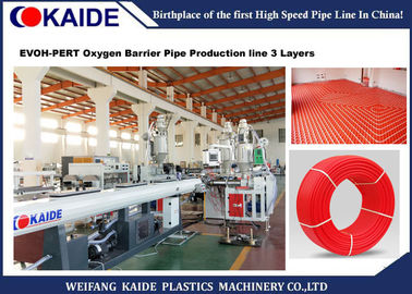 3 Katmanlı EVOH Oksijen Bariyeri Pex Boru Makinesi 15m / Min Hız CE Onaylandı