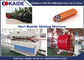 4 Yollu Plastik Boru Makinası 20m / dak 30m / dak Kanal Paketi Üretim Hattı